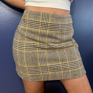 Plaid skirt